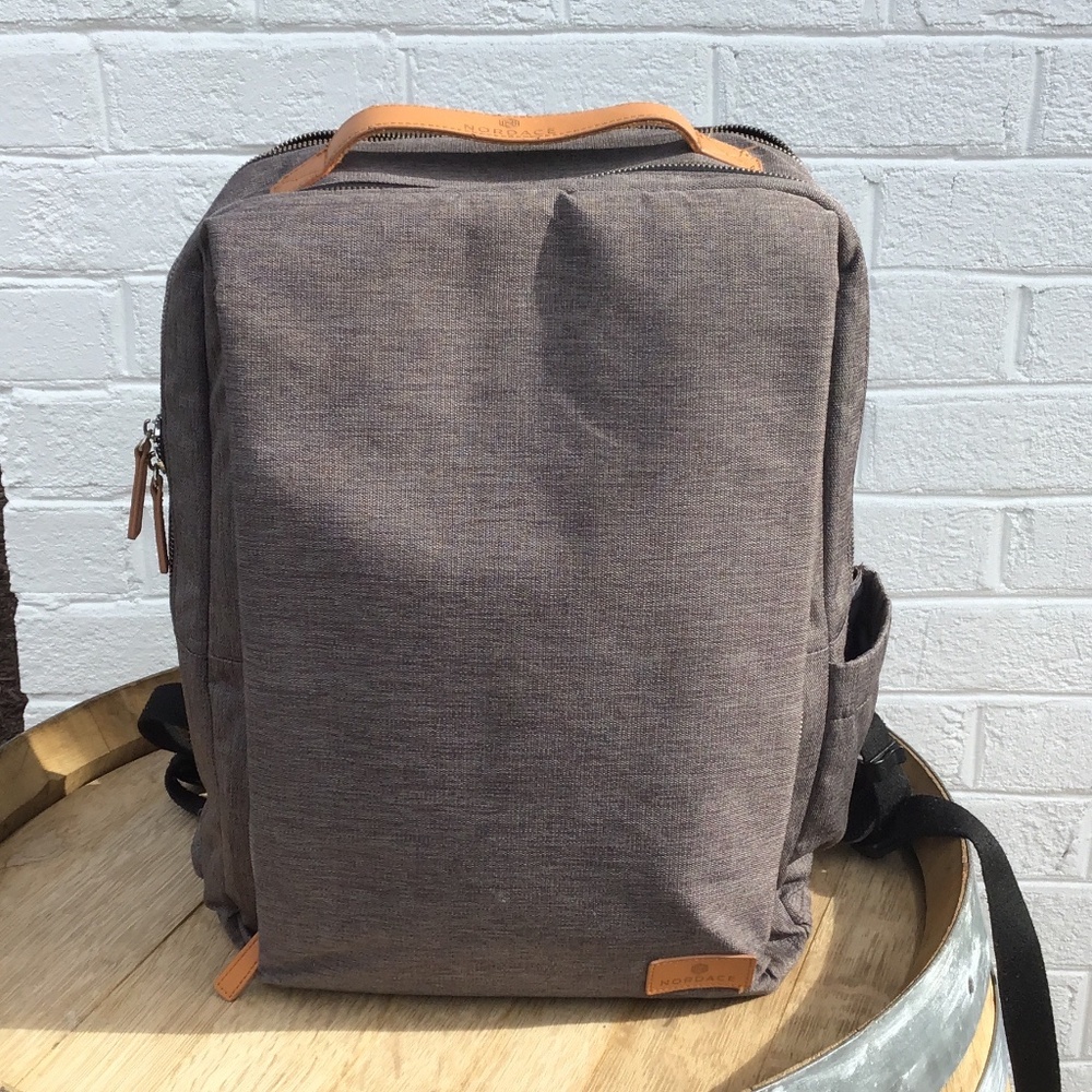 Nordace PACK Charcoal Gray Laptop Backpack | Travel Work Tech Bag